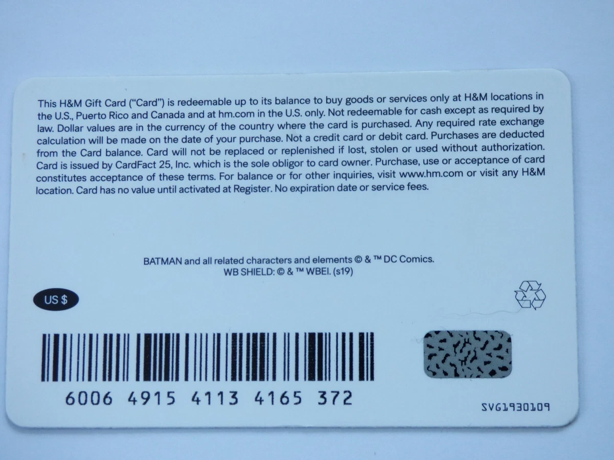 H and m gift card deals