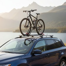 Roof Mount Bike Rack For Cars Lightweight Aluminum Fits Multiple Bike Types
