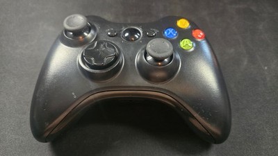 3rd Party Black Wireless Microsoft Xbox 360 Controller VG condition