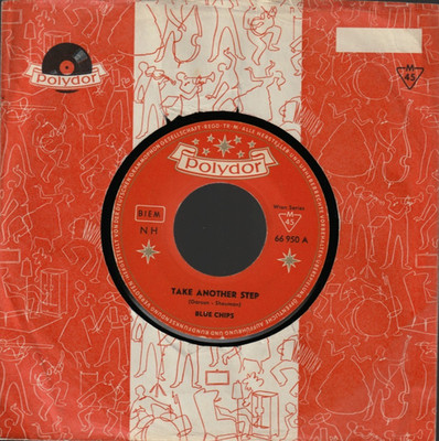   7'' 1960 Blue Chips TAKE ANOTHER STEP / A SONG  Doo Wop USA  Polydor 66950 EX  