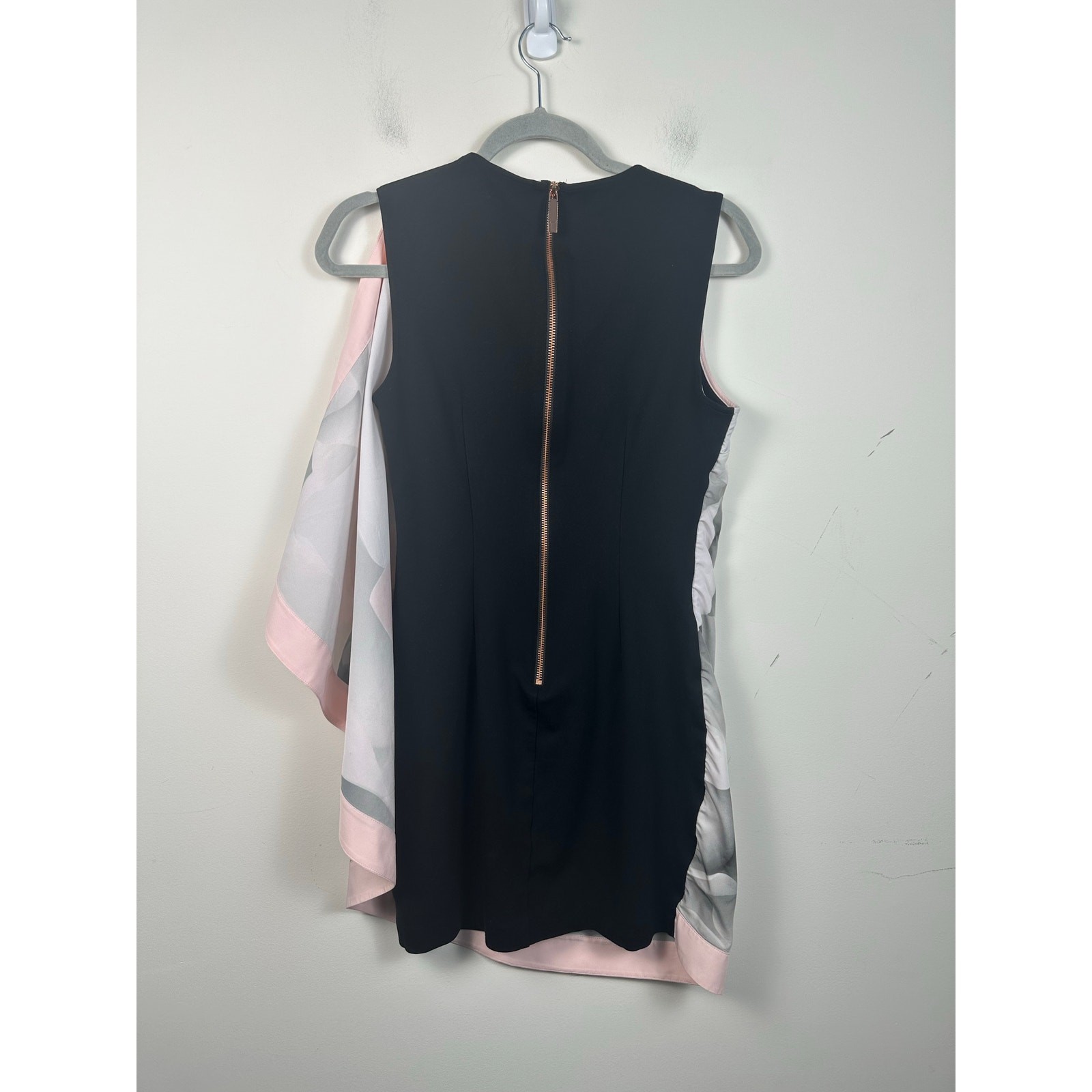 Ted Baker London Ecur Lizeey Porcelain Rose Scarf Dress Size 2/Medium 