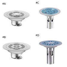 Stainless Steels Floor Drain Round Shower Floor Drain for Bathroom Enduring