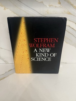 A New Kind of Science Stephen Wolfram 2002 Hardcover Computer Math Complexity