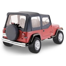 Rampage 68115 Complete Soft Top Kit Wframe For 1976-1995 Jeep Cj7yj