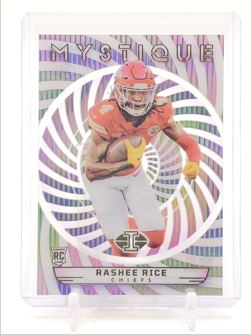 RASHEE RICE 2023 ILLUSIONS MYSTIQUE ROOKIE FOOTBALL CHIEFS RC Q6089