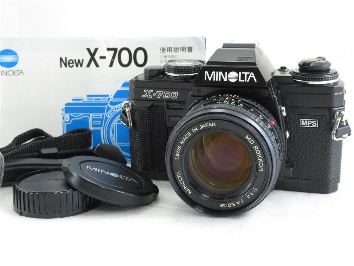 EXC+++++】Minolta New X-700 film camera w/ MD Rokkor 50mm f