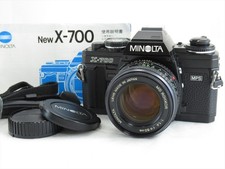 EXC Minolta New X-700 film camera w/ MD Rokkor 50mm f/1.4 Lens Strap 5532