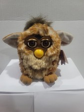 Vintage Furby 1998 Giraffe Print Brown Tan 70-800 Tiger Electronics, WORKING