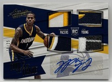 2015-16 Panini Absolute Joe Young Tools of the Trade Rookie Auto Patch #/25 SP