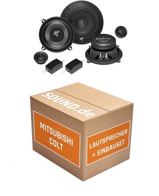 Lautsprecher Boxen vorne Hifonics VX5.2E für Mitsubishi Colt Z30 2x Tief-Mittelt