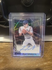 2024 Leaf Metal Fran Tarkenton Auto #'d 1/1 # 90A-FT2