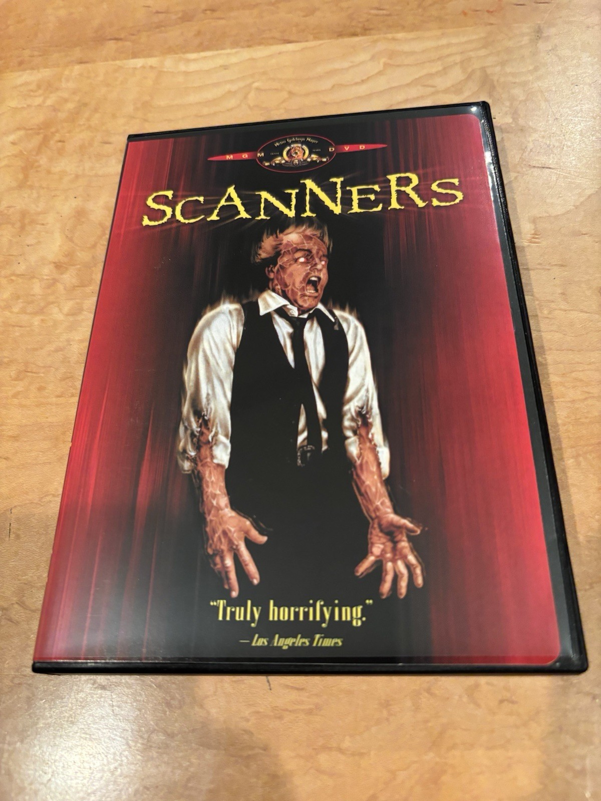 SCANNERS 1981 DVD David Cronenberg Vintage Horror Rare OOP Widescreen HTF