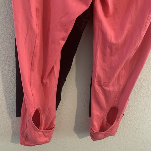 Serra Women's 2 Pack Soft Capri Leggings Womens Large Pink Black Zebra New - Picture 9 of 17