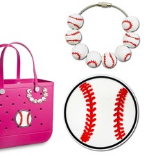 2Pcs Sports Charms for Bogg Bag Accessories