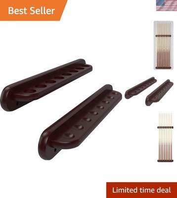 Viper 2-Piece Wall Mounted Cue Rack - Handmade Oak with Space-Saving Design