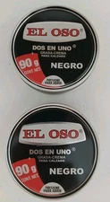 2X EL OSO BLACK SHOE SHINE ( GRASA COLOR NEGRO PARA CALZADO ) - 2 OF 90g EACH