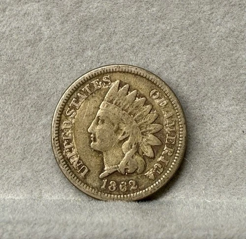 1862 Indian Head Penny Cent VF Very Fine