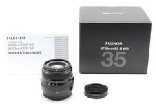  Almost Unused Fujifilm Fuji Fujinon Super EBC XF 35mm F2 R WR Black From JAPAN