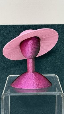 Doll Diorama 3D Printed Hat Or Wig Stand  Barbie Size No Doll No Hat