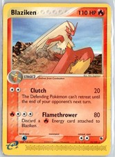 Blaziken - 15/109 Rare Ruby and Sapphire 15/109 HP Pokemon TCG on eBay