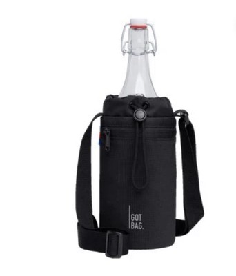 GOT BAG.  Water Bottle Holder Crossbody Strap Bottle Carrier Bag 42 Oz 9cm