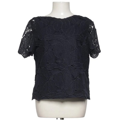 Tory Burch, Top, Größe: 38, Schwarz, Baumwolle/Elasthan/Polyester #JPX