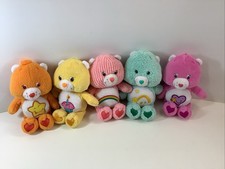 Vintage Care Bears Bear Plush 8" Stuffed Animal Toy TCFC 2003/2004 Set Of 5