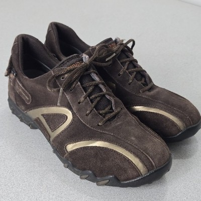 Mephisto Allrounder Brown Suede Low Top Lace Up Sneakers Womens US 7
