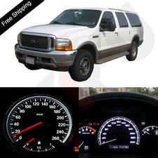 White LED Dash Gague Cluster Instrument Lighting Kit Fits 00-01 Ford Excursion