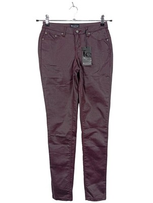 LAURA SCOTT Röhrenhose Damen Hose Gr. DE 34 rot Casual-Look