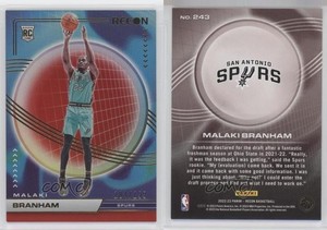 2022-23 Panini Recon Rookies Holo Red /199 Malaki Branham #243 Rookie RC