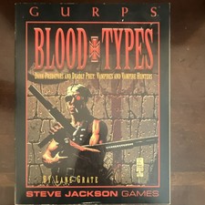 Steve Jackson Games GURPS Blood Types Vampire...