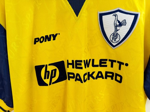 Tottenham 1995/1996/1997 Vintage Away/Third Football Shirt Jersey Pony Men Sz M - Picture 11 of 16