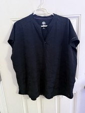 Healing Hands Natures Reflection Women's 3-Pocket STRETCH V-Neck Print Scrub Top