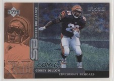 1998 Black Diamond Rookie Edition Sheer Brilliance /2800 Corey Dillon #B12 qp4