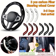 3 - Piece Lightweight Anti-Slip Steering Wheel Cover for Comfort Fits Car Wheels