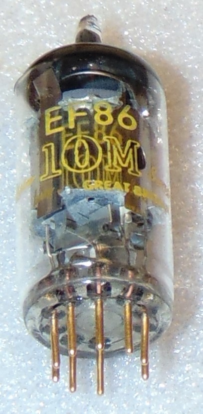 RARE* NOS MULLARD 10M MASTER SERIES EF86 GOLD PINS 6267 Z729 TUBE GREAT BRITIAN