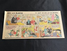 #28 HI AND LOIS by Mort Walker Sunday Third Page Comic Strip May 15, 1960