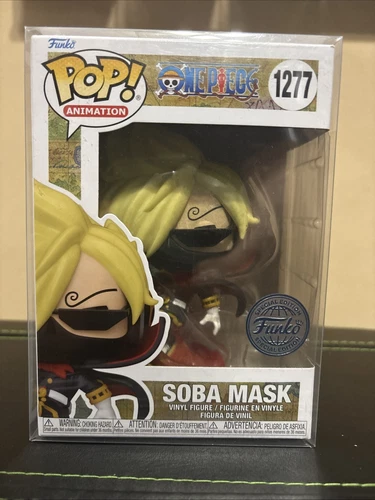 FUNKO POP One Piece Animation Straw hat Pirate Soba Mask Sanji #1277