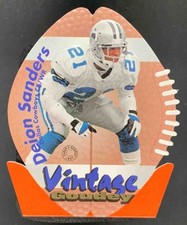 Deion Sanders 1997 Fleer Goudey II Vintage Embossed Die Cut Cowboys