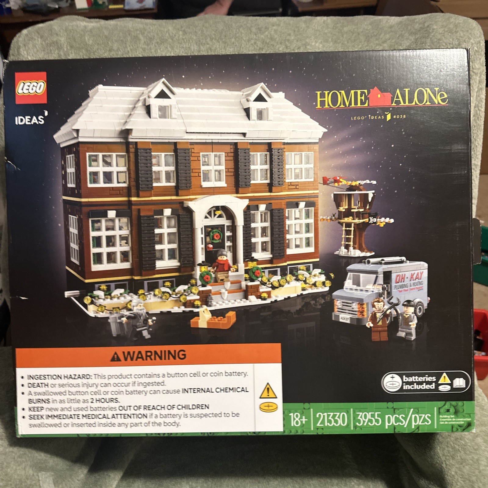 Lego ideas Home Alone house BOX ONLY 21330