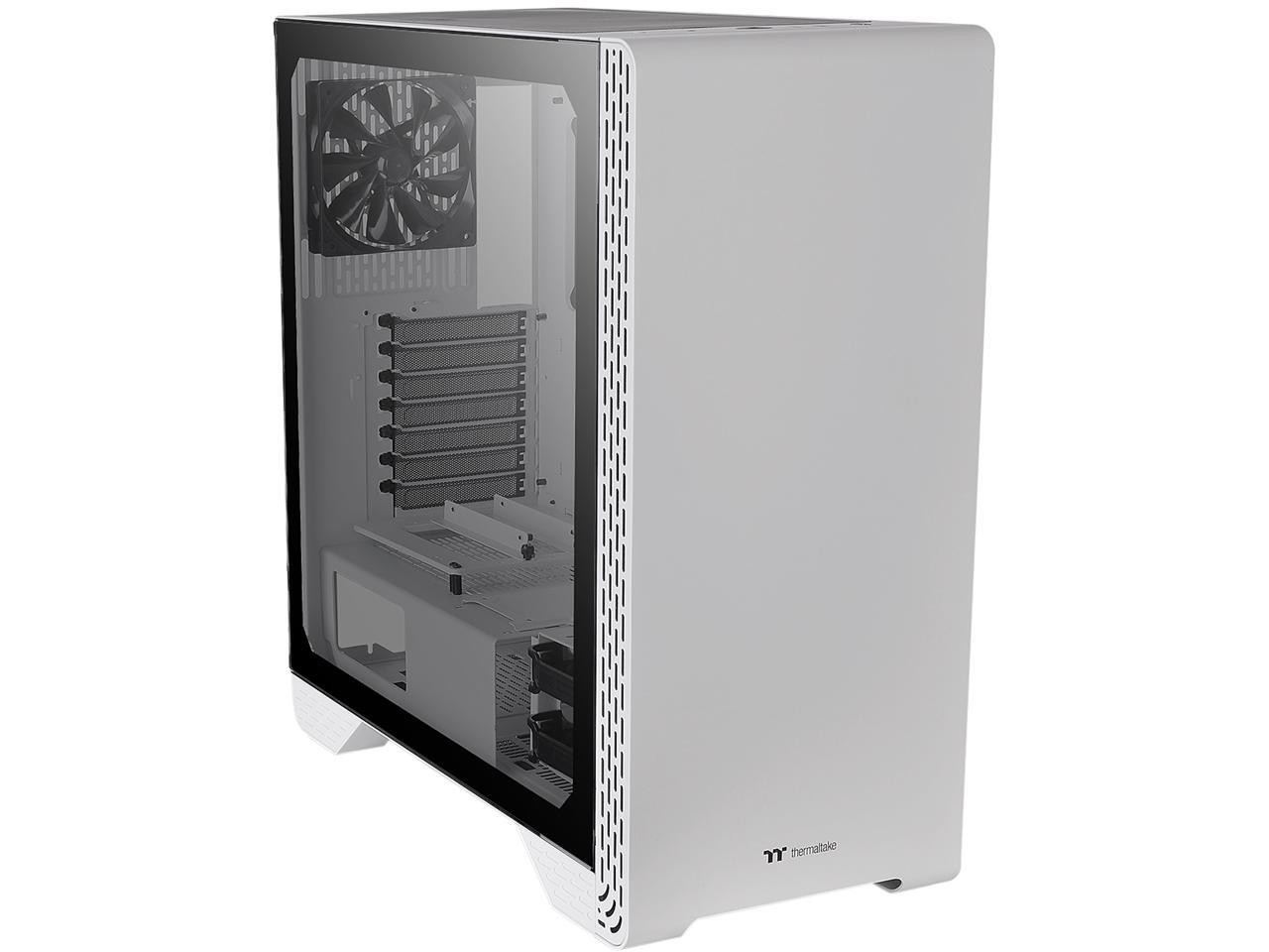 Корпус компьютера Thermaltake S300 из закаленного стекла Snow Edition ATX Mid-Tower с 33290₽