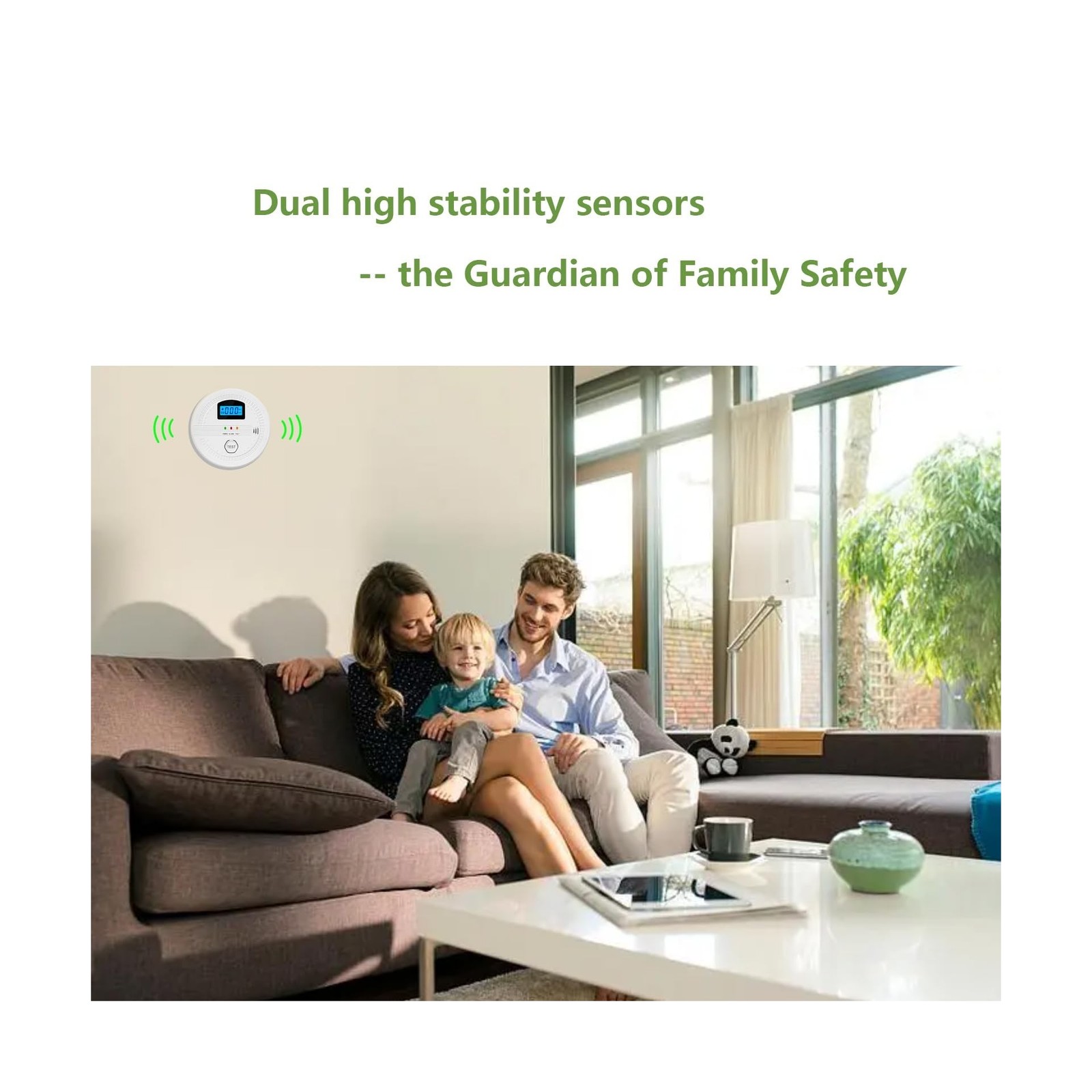 Smoke and Carbon Monoxide Detector Combo, Fire Alarms Smoke detecto... Fast Ship