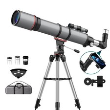 Telescope for Adults High Powered - 90mm Aperture 800mm Refractor Telescope f...