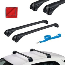 Cruz Airo Fuse Dark Alu schwarz Dachträger für Mazda 3 BK 4-Tür 2003-2009