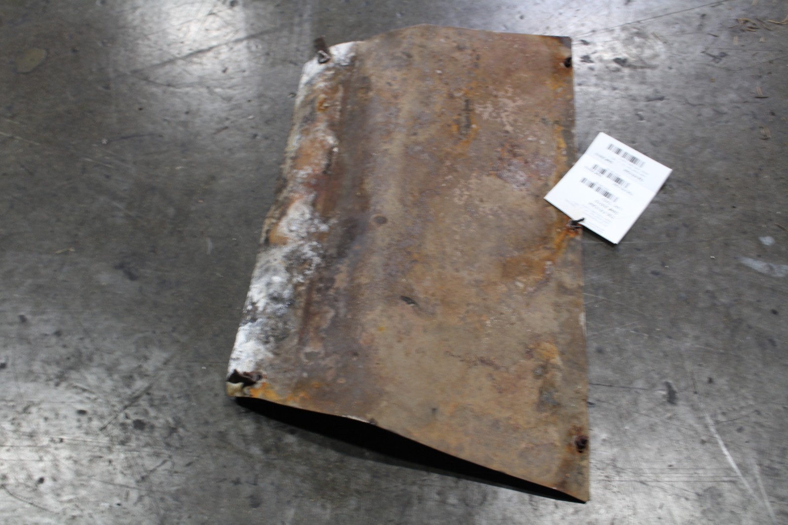 Ferrari 308, Rear Exhaust Heat Shield, Fire Dmg, Used, P/N 116615