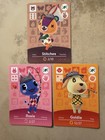 Lot Of 3 Adorable Nintendo Wii U Ammibo Trading Cards Pokemon Style NM Defunct! — photo 1