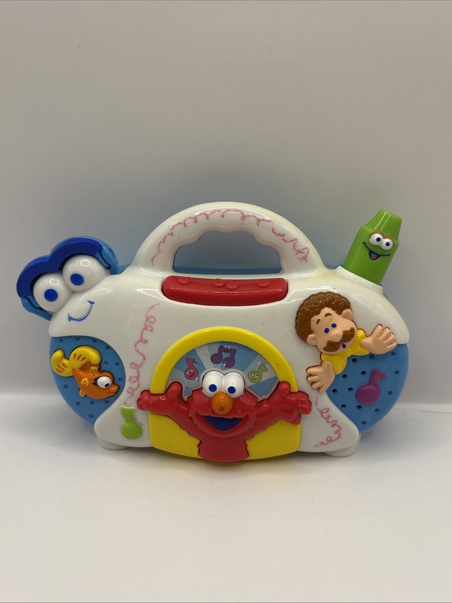 ELMO ボックス型スピーカー VTG Sesame Street Rock With Elmo Radio Boom Box - Mattel TESTED