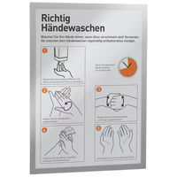 Durable Magnetrahmen Duraframe Sun Din A3 Silber 2 StüCk