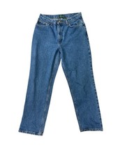 Lauren Jeans Co Ralph Lauren Women's Jeans Straight Leg High Rise Sz 12